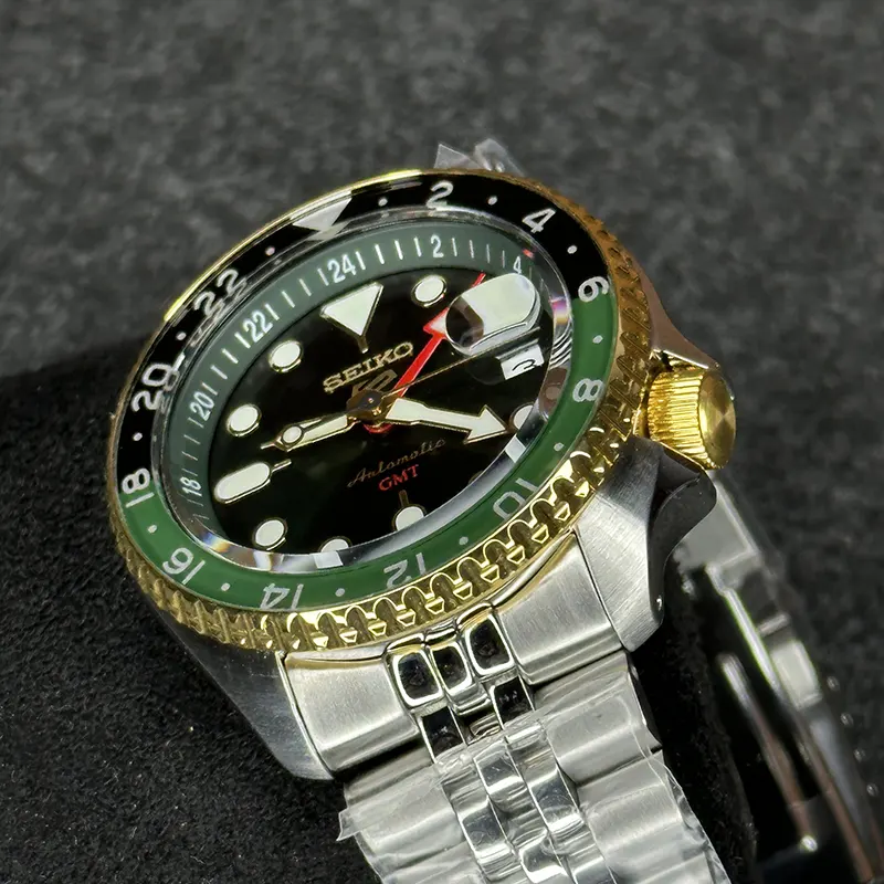 Seiko 5 Sports Forest Green Sunrise Dial Limited Edition Men’s Watch- SSK050K1